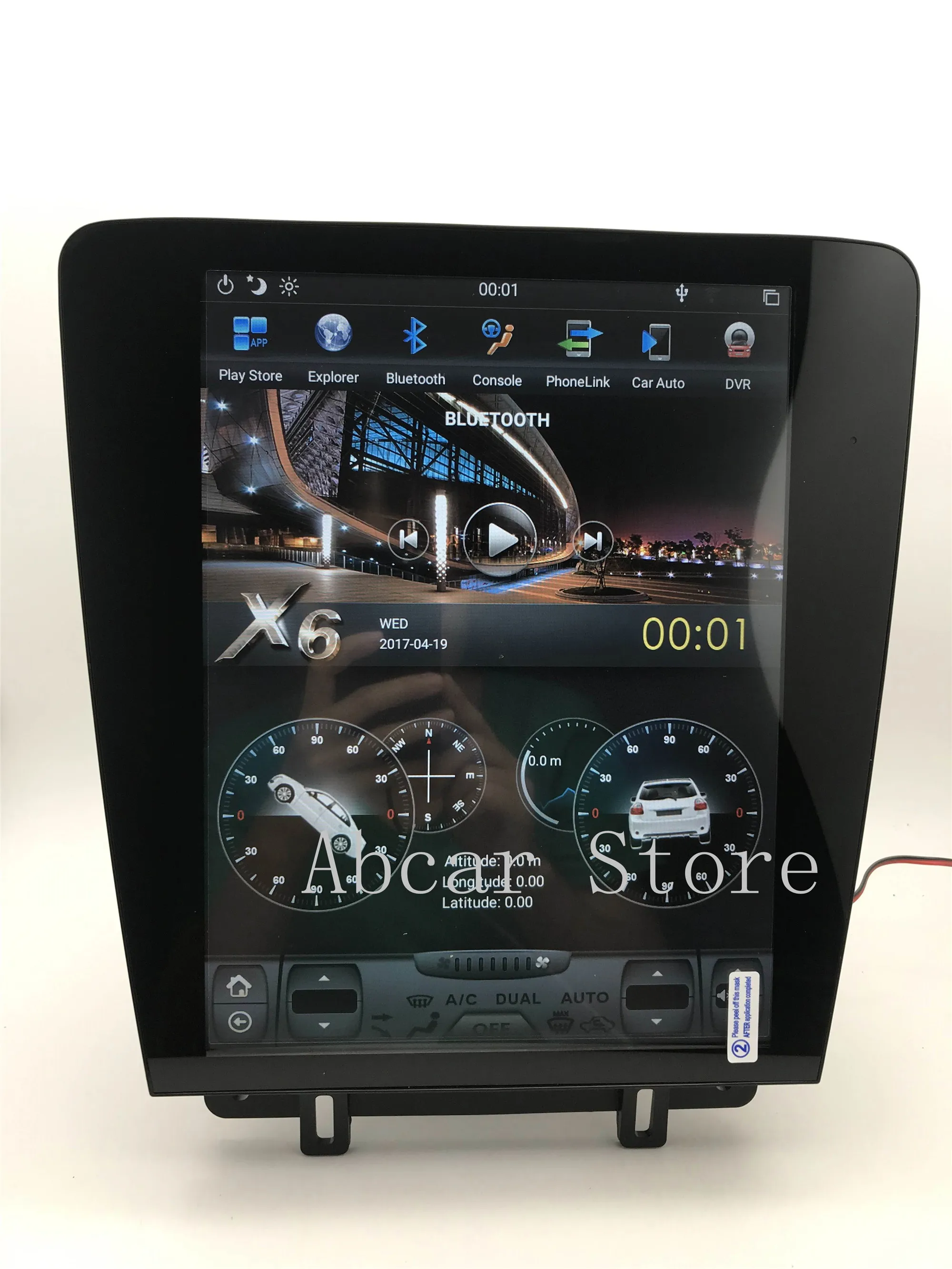 12," Тесла стиль Android 8,1 автомобильный dvd плеер gps навигации для Ford Mustang 2010 2011 2012 2013 стерео радио ips px6