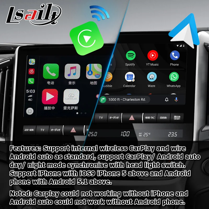 Присоска-штифт присоска для интерфейса Android/carplay Toyota Land Cruiser LC200 GX-R GXR VXR 13-20