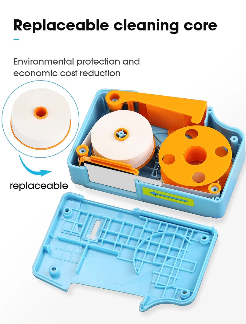 Fiber optic cleaning box fiber wiping tool pigtail cleaner cassette fiber cleaner,Fiber Optic Tools Cleaner Ftth for SC ST/FC