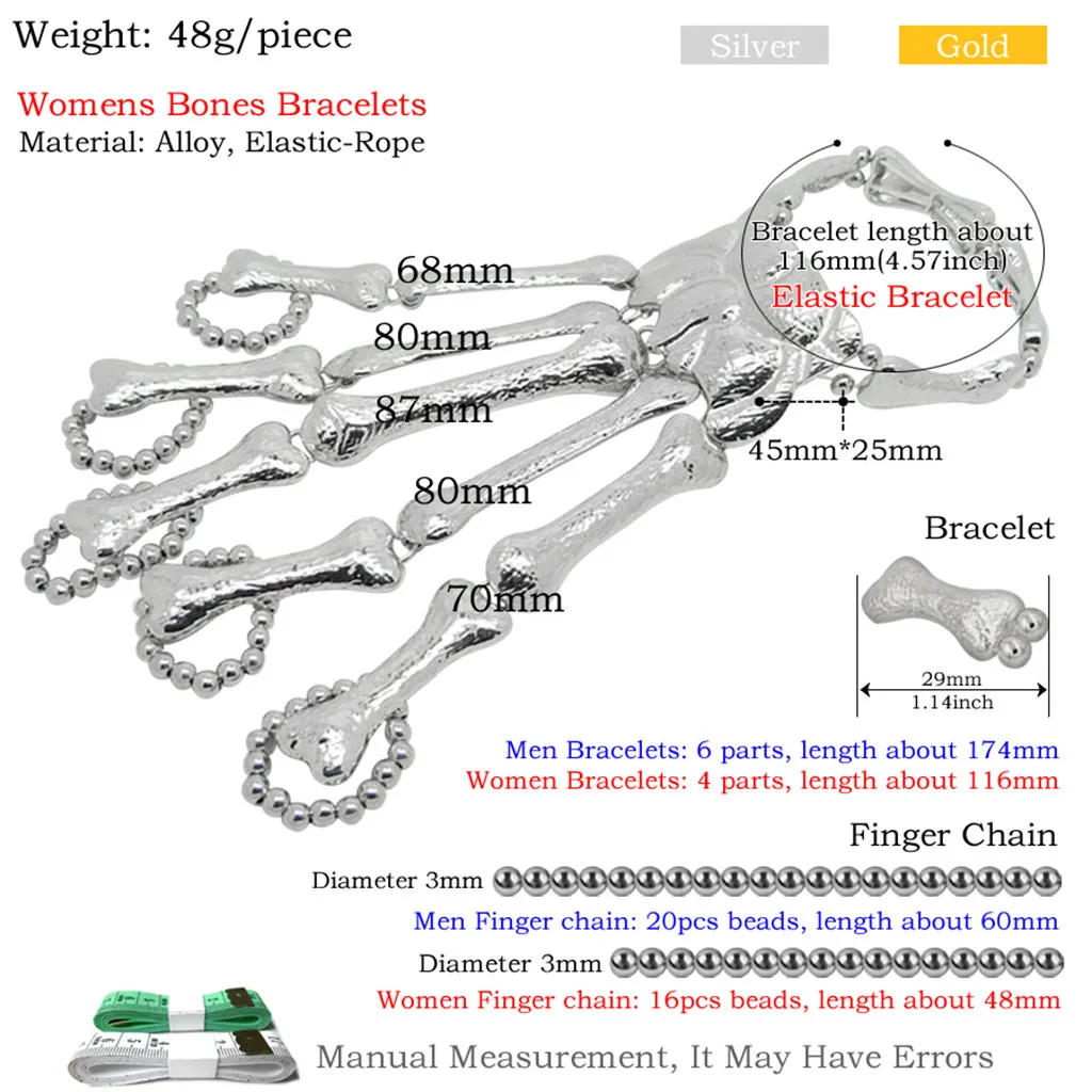Реквизит для Хэллоуина подарок перчатки ночного клуба вечевечерние панк стиль