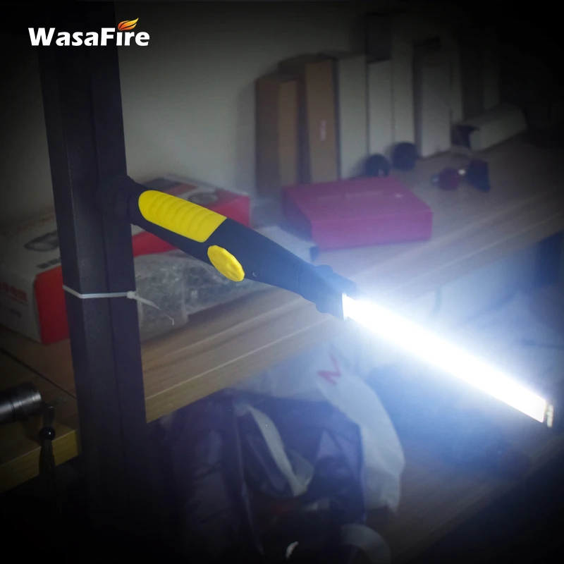 WasaFire USB Перезаряжаемый многофункциональный фонарик COB светодиодный Рабочий