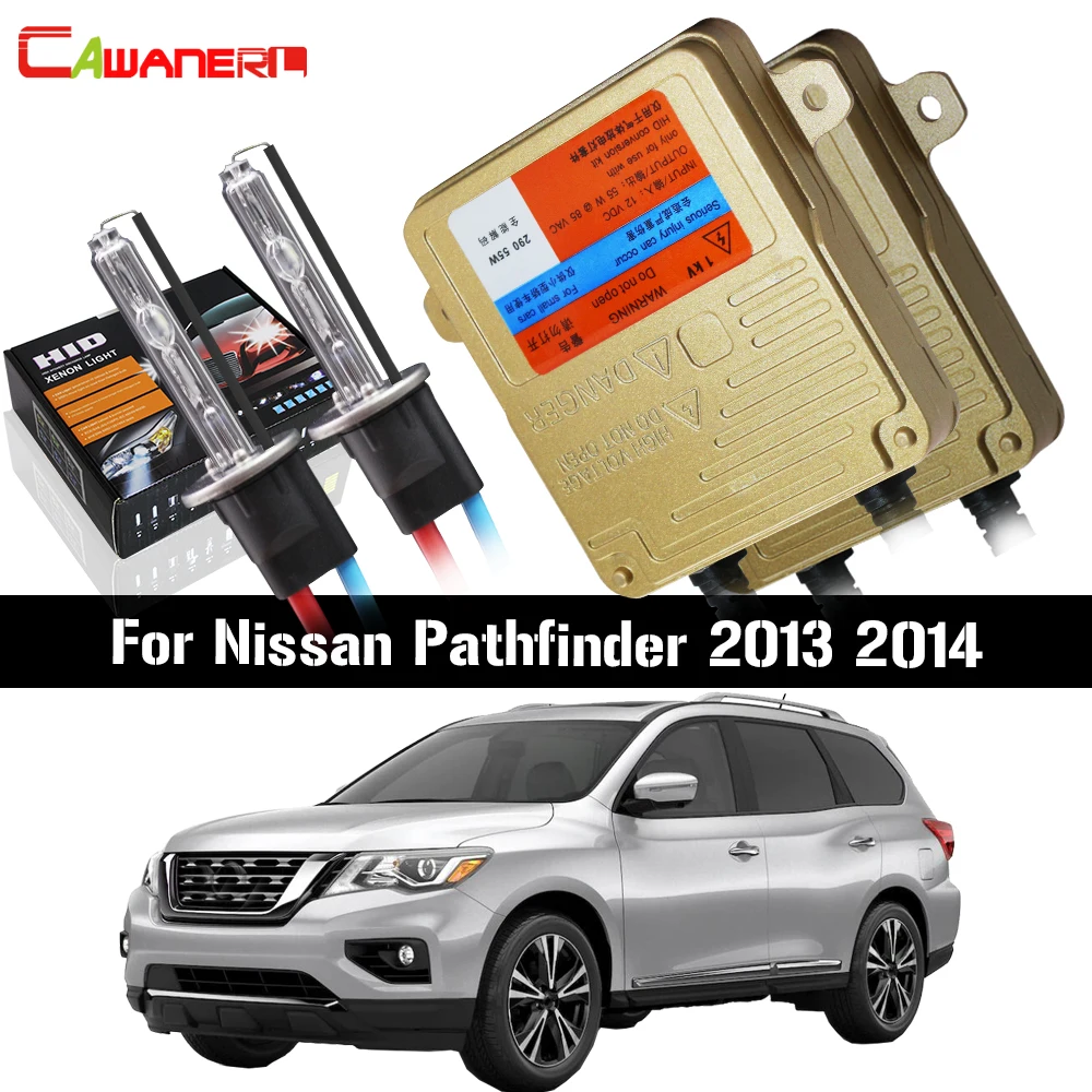 

Cawanerl 55W Car Canbus HID Xenon Kit Bulb Ballast 3000K 4300K 6000K 8000K Headlight Low Beam For Nissan Pathfinder 2013 2014