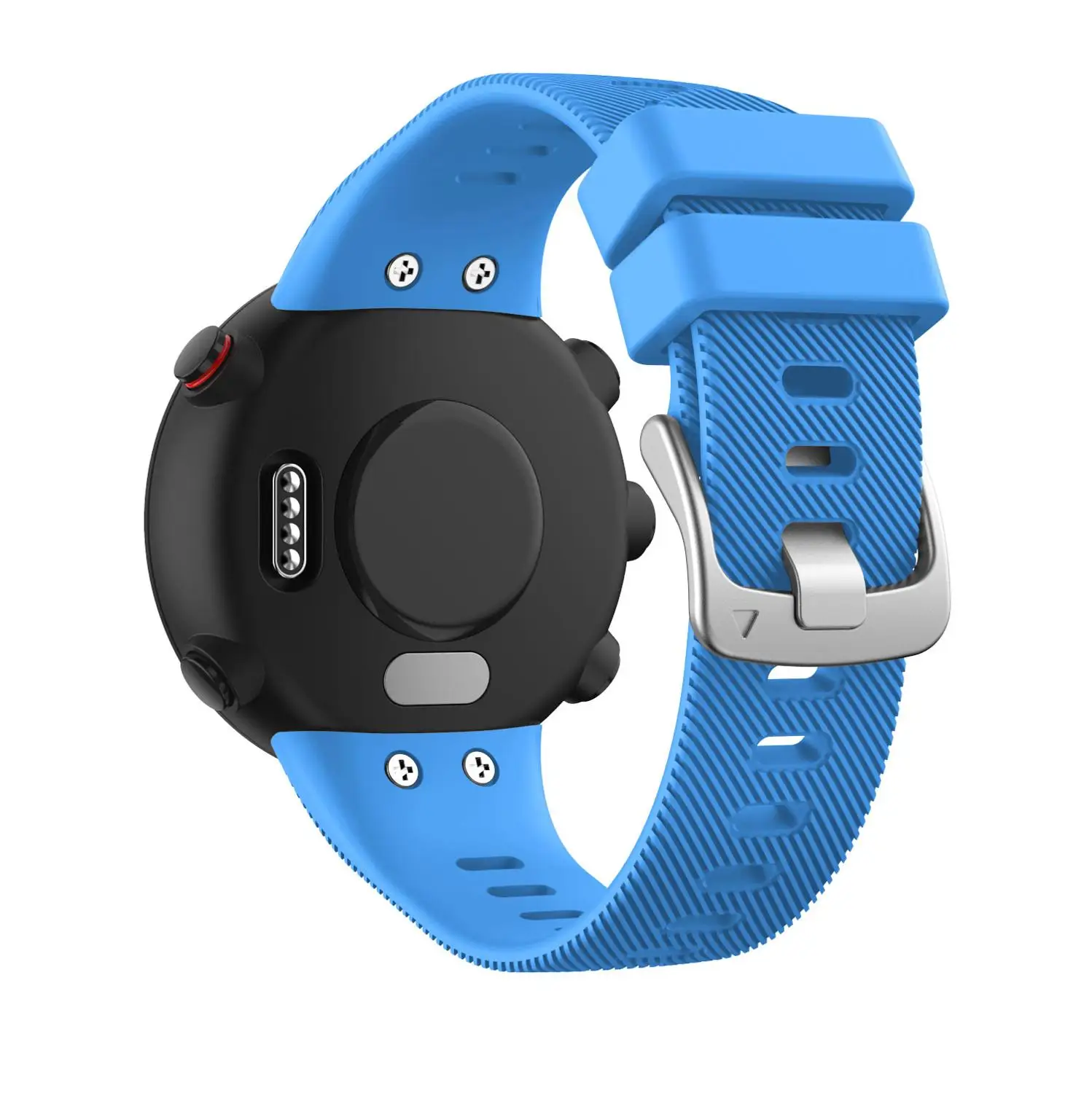 Sky Blue Силиконовый ремешок для Garmin Forerunner 45 45 s, умный ремешок для часов, спортивный сменный Браслет, цветной браслет Correa с инструментом - Цвет: Sky Blue