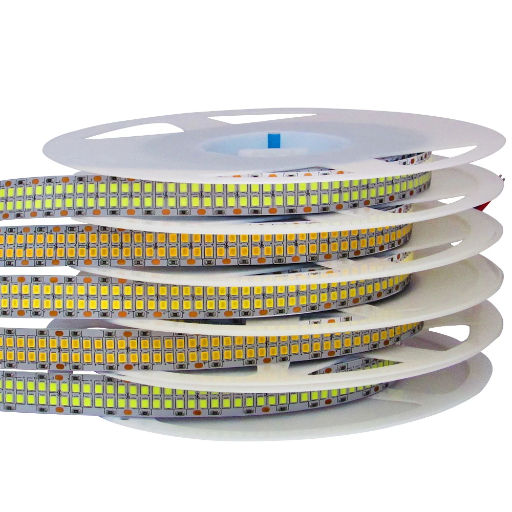 12V 24 V светодиодный светильник SMD 2835 480Led/M 5M 2400Leds белый теплый TV Светодиодная лента