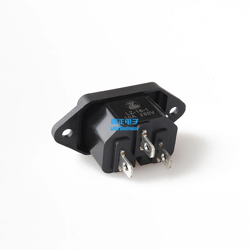 Стандартная розетка IEC электрическая переменного тока термопластичная