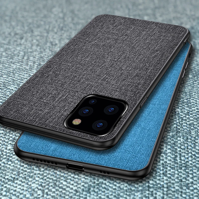 Роскошный тканевый чехол для iPhone XR 7 8 Plus 6 6s 12 Чехлы тонкий жесткий накладка 11 Pro XS