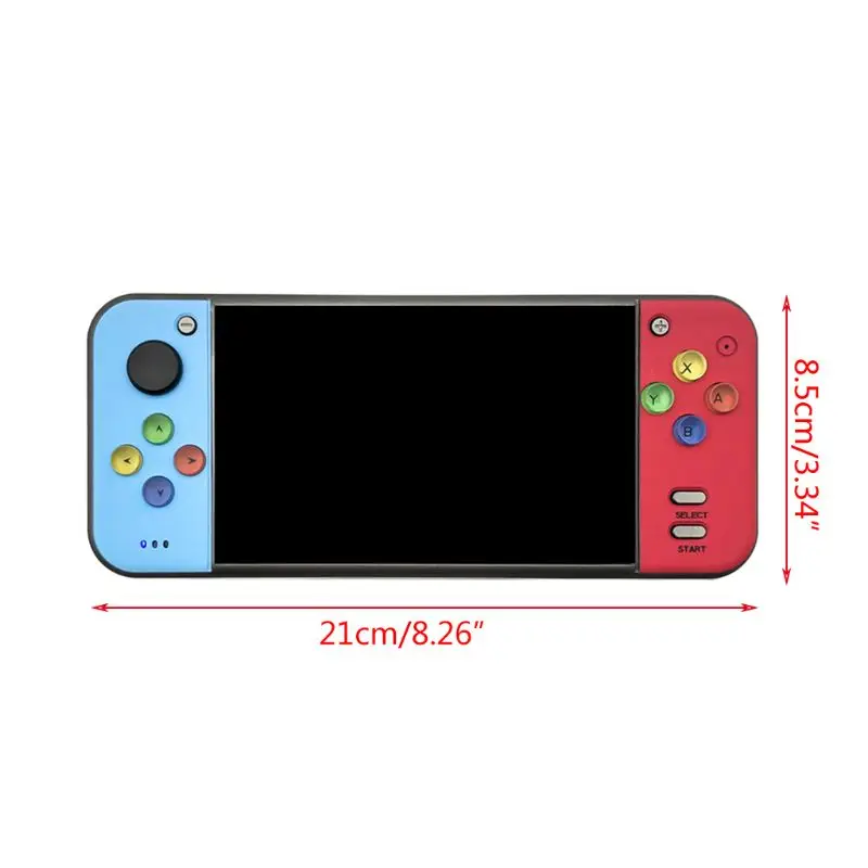 

Mini Portable 5 Inch Retro Game Console 360Â° Joystick Handheld Game Machine Host Support High Definition TV Output 67JA