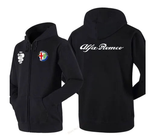

NEW 2020 Hoodies for Alfa Romeo sweatshirt Tops Autumn Winter for man and woman jacket zipper Tracksuit Tops N