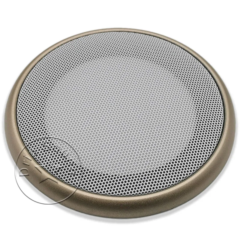 Сетчатая Крышка для автомобильного динамика декоративная круглая металлическая