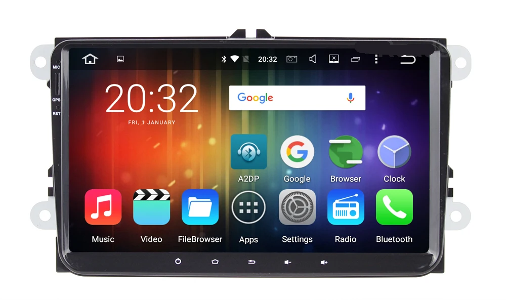 Автомобильный 9 дюймовый DVD плеер с восьмиядерным процессором 4 Гб 32 ГБ Android 8 0 7 1 601