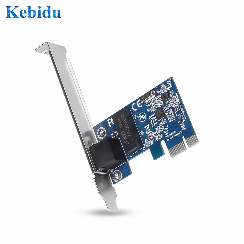 Сетевая карта Kebidu PCI Express E 1000 Мбит/с гигабитный Ethernet 10/100/1000 м адаптер RJ45 LAN