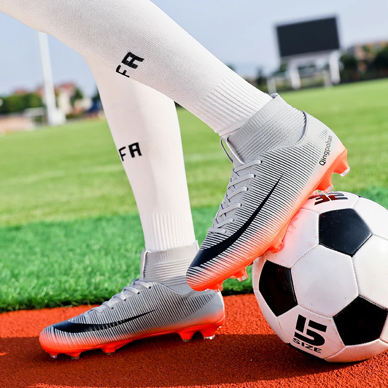 NIKEZI высокая верхняя школьная Студенческая Детская футбольная тренировочная