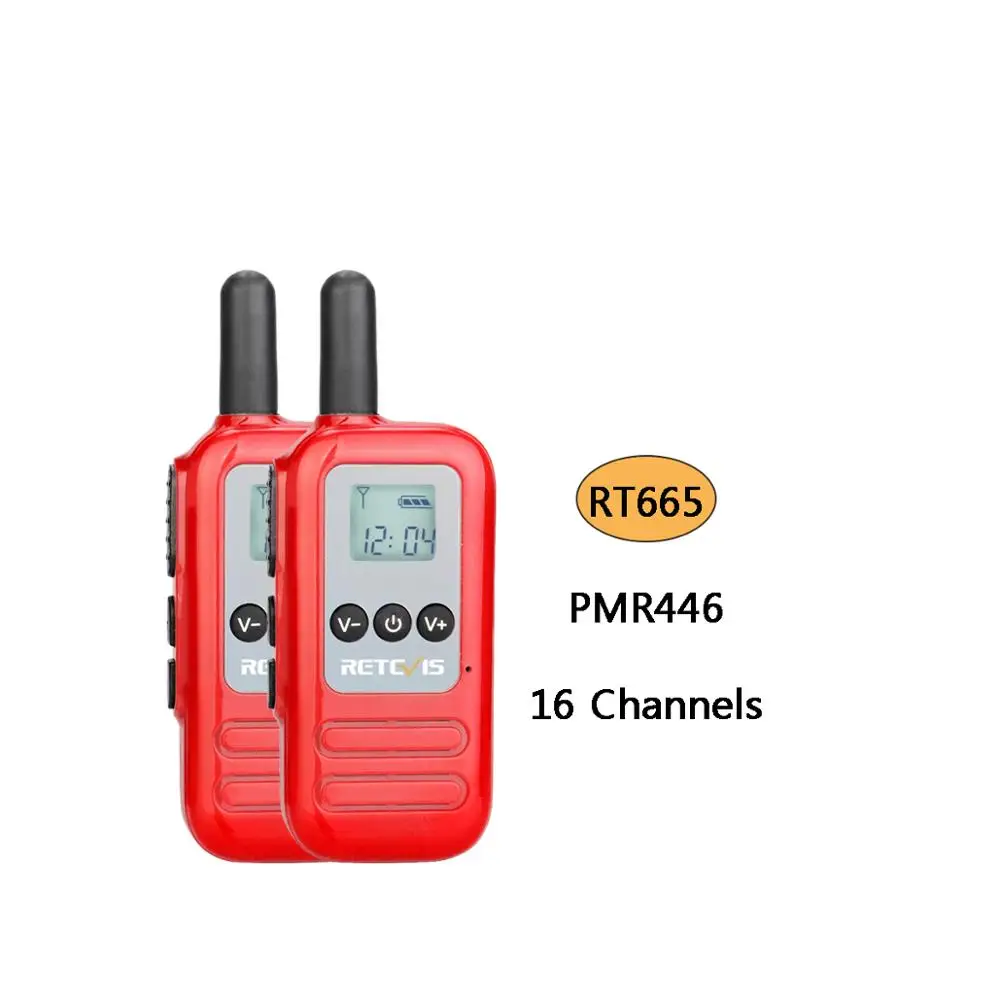 PMR446 Пара Retevis RT65 мини рация UHF 400-470 МГц PMR446/FRS радио Comunicador портативный приемопередатчик VOX TOT двухстороннее радио - Цвет: PMR446
