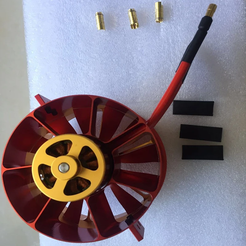 105 мм 4260 875KV 12S воздуховод вентилятор блок с бесщеточным Outrunner двигатель для RC EDF Jet