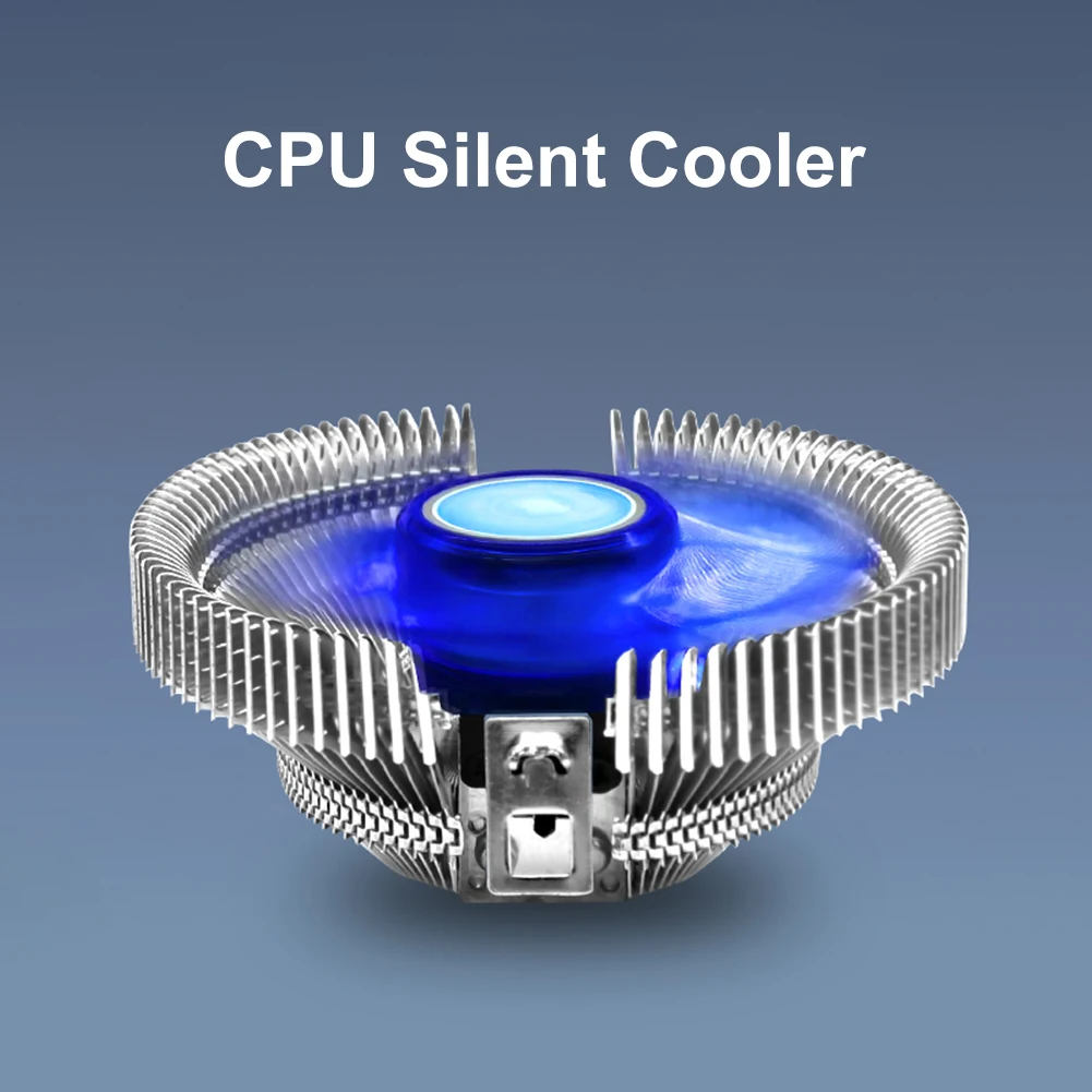 Low Profile Cpu Air Cooler With 120mm Quiet Fan Aluminum Fins For Amd Am4 Am3+ Am3 Am2+ Am2 Fm2 Fm1 Lga 2011 1366 115x | Компьютеры и