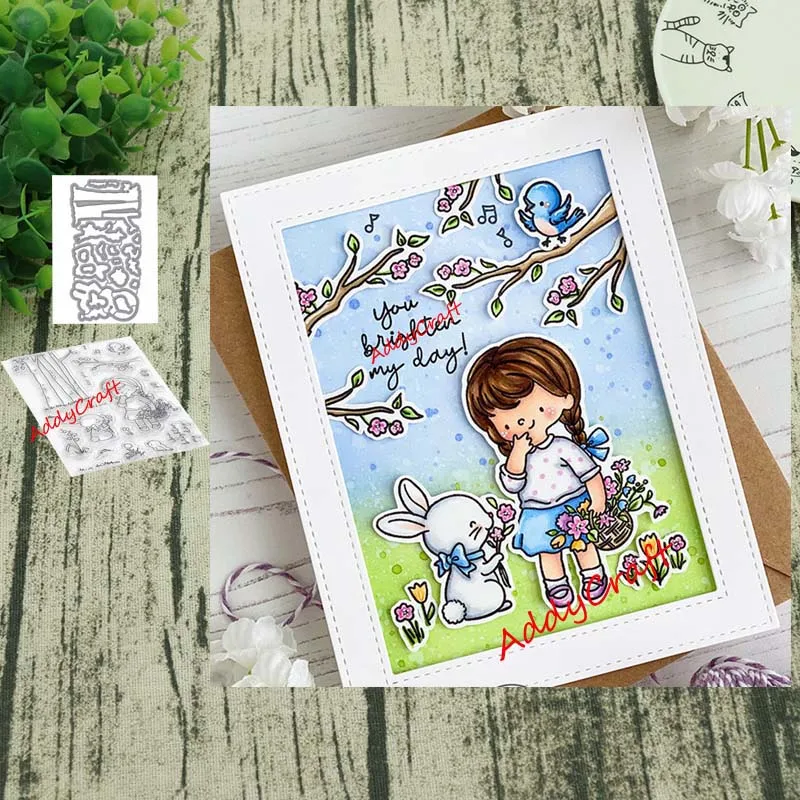 С изображением рождественской елки для девочек набор вырубных штампов и