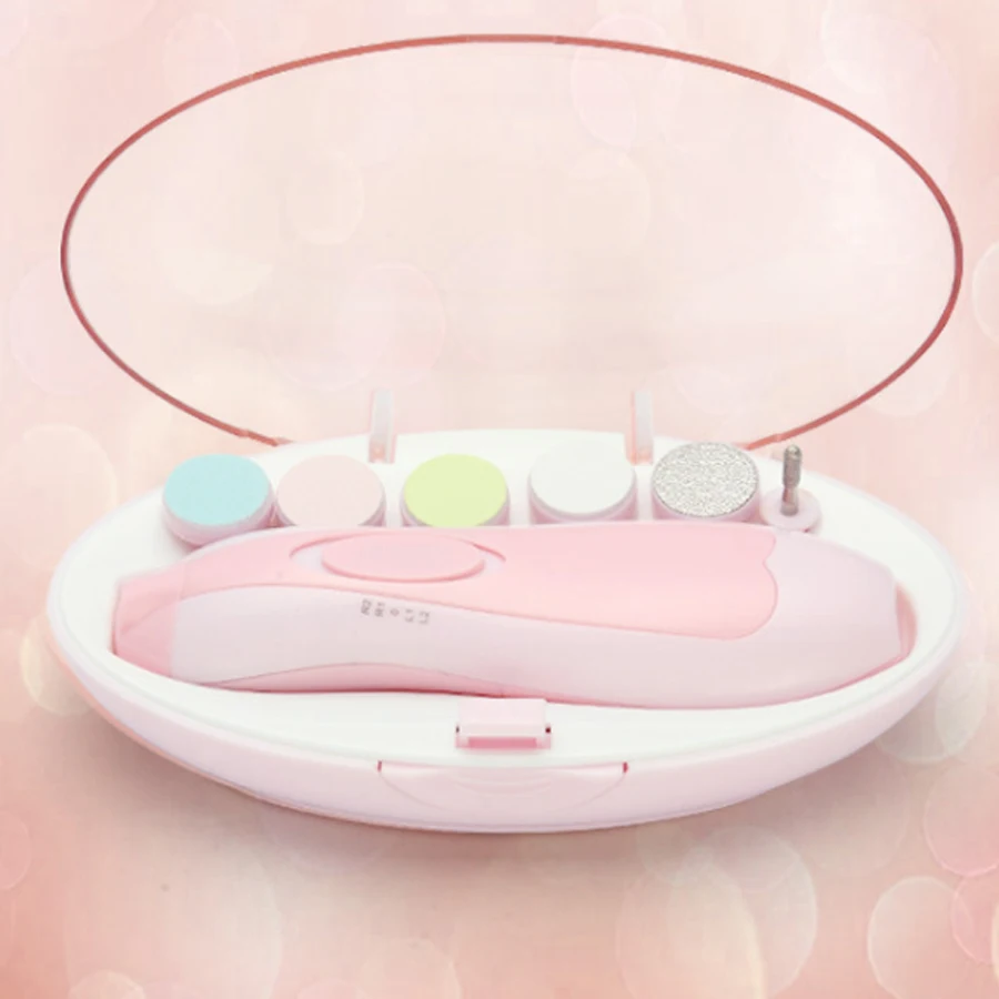 Детский Электрический триммер для ногтей Безопасный инструмент ухода за ногтями