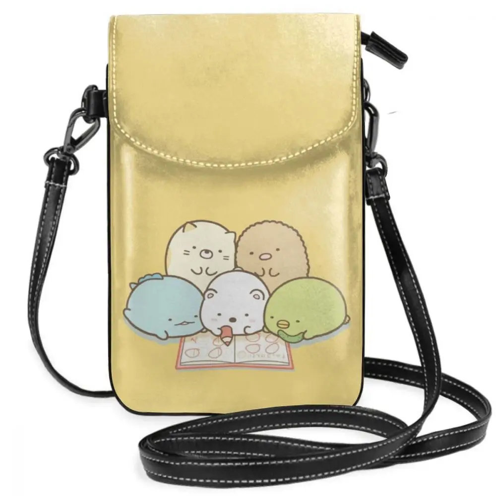 Сумка на плечо Sumikko Gurashi кожаная сумка Cutie Tokage женские сумки через с принтом