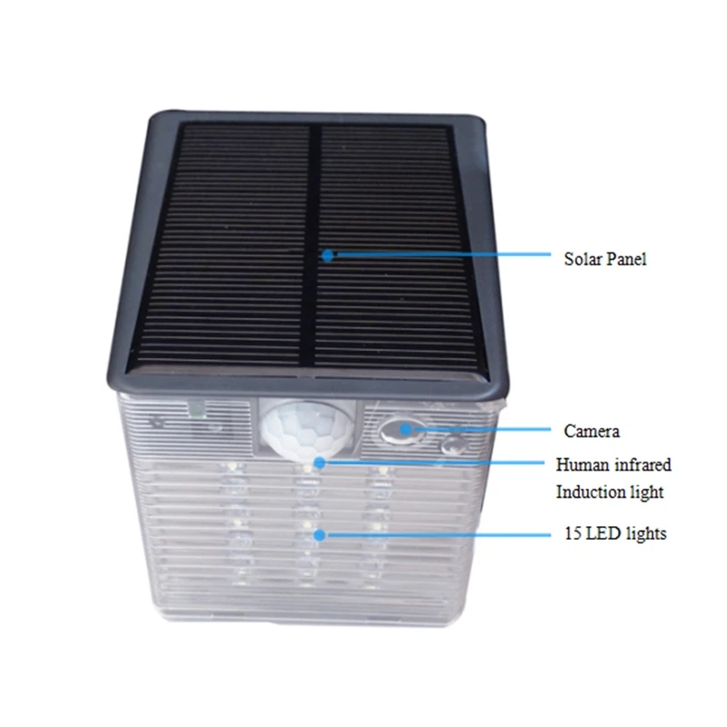 

Solar Battery Powered Security Camera 1080P Home Security Cameras Human Motion Detection Outdoor Night Vision