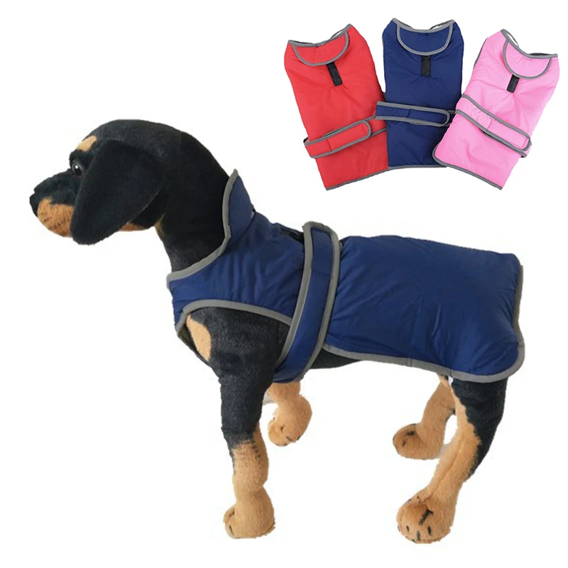 

Winter Dog Vest Reflective Waterproof Windproof Pet Coat Dog Clothes for Large Dogs Cold Weather Warm Puppy Jacket Dog Costume