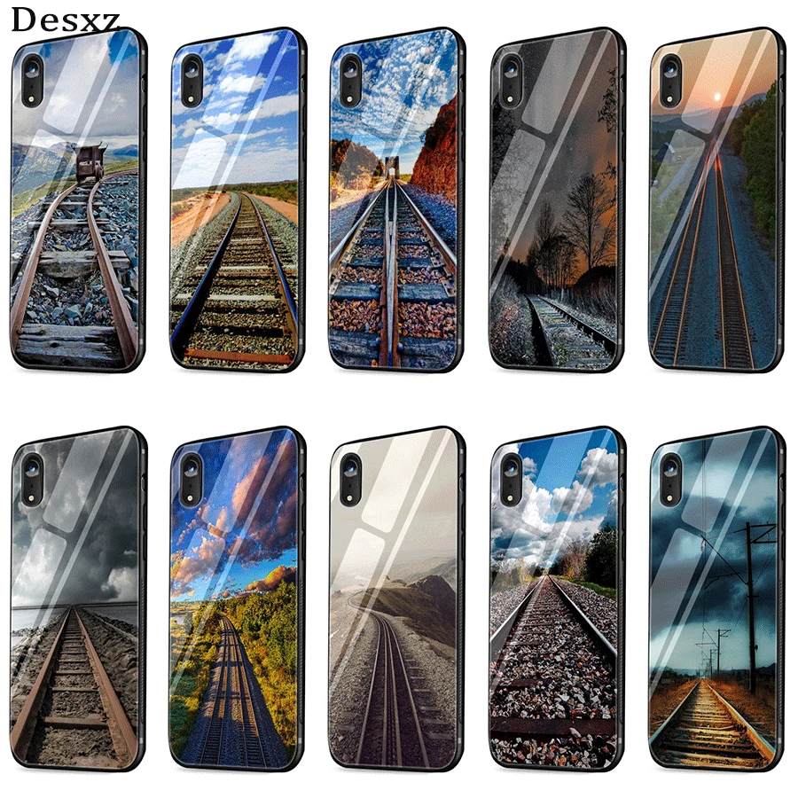 Стеклянный чехол для iPhone 5 5S SE мобильного телефона 6 6s 7 8 Plus XR X XS Max|Бамперы| |