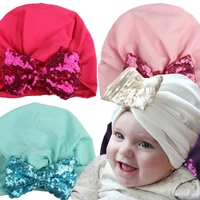 newborn solid color soft nylon elastic baby headband bows knotted newborn baby girl headbands hair accessories girls haarband