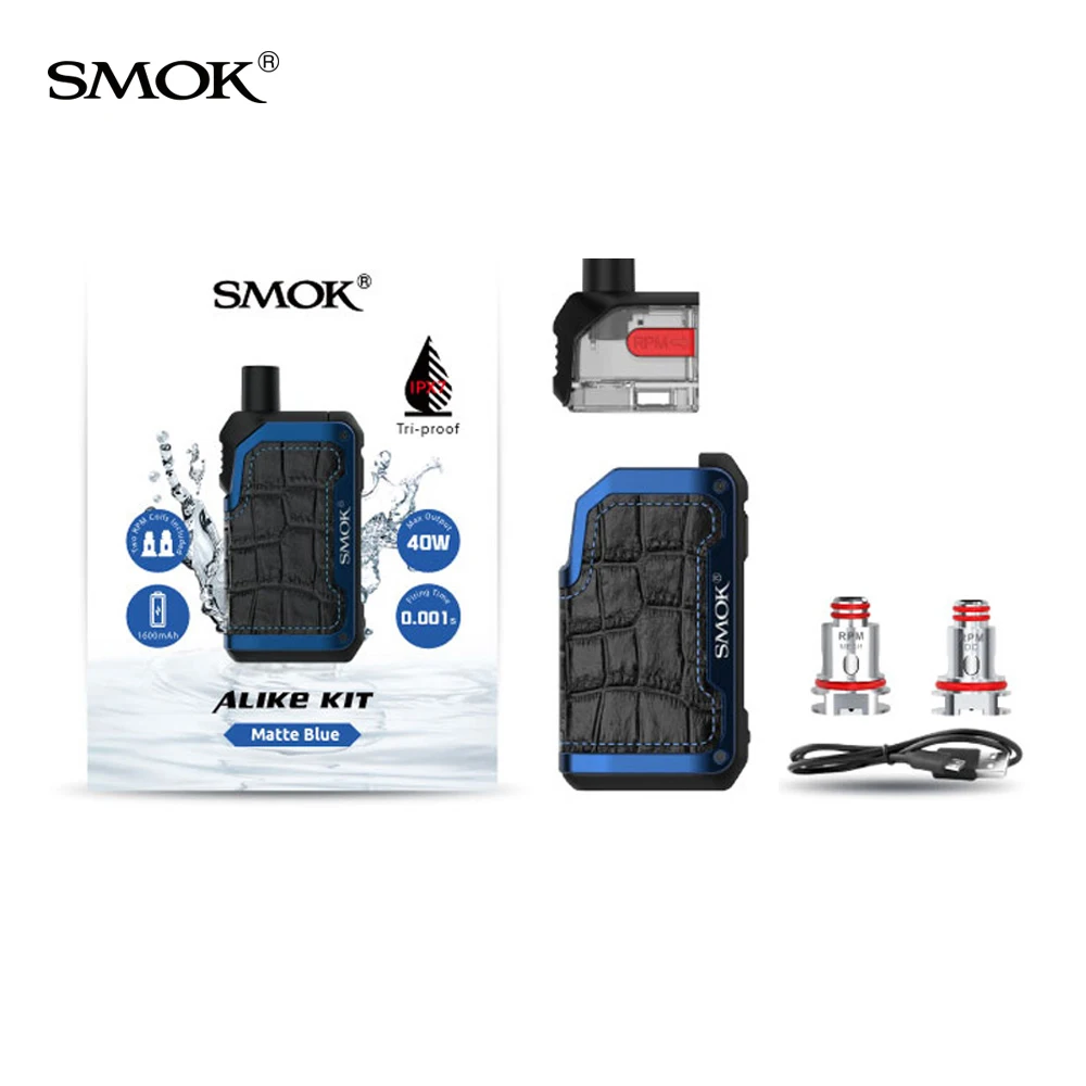 Новый набор SMOK Alike с аккумулятором 1600 мАч картридж 5 мл подходит для RPM Mesh DC катушка