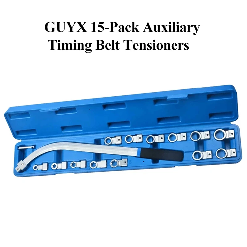 

15 PC Auxiliary Timing Belt Tensioner Pulley Wrench Set 12-19MM SK1821