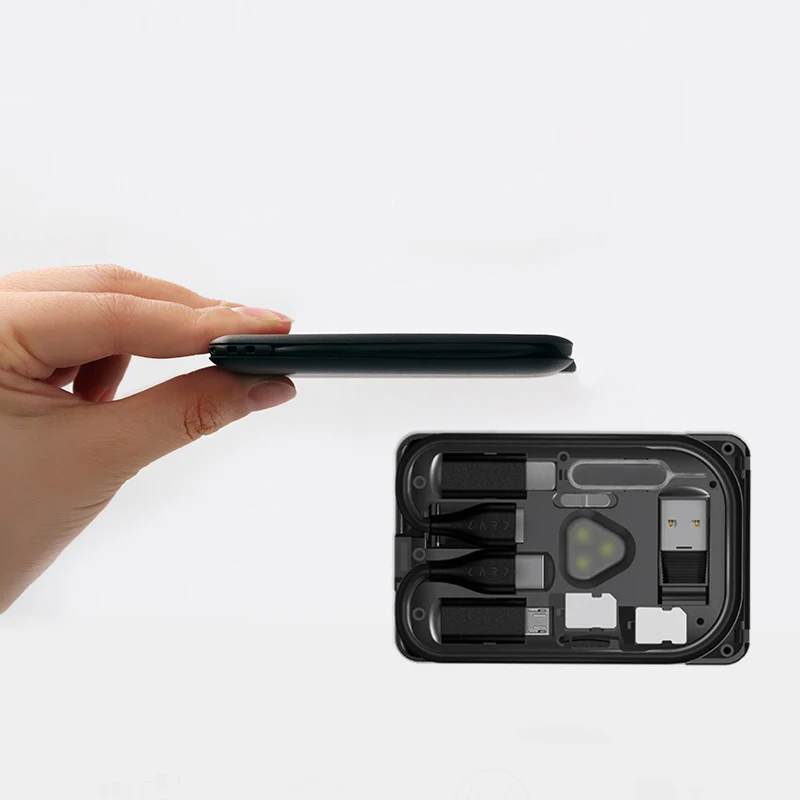 

Multi-Function Wireless Charger Card Portable Holder Charging for Mobile Phone AS99