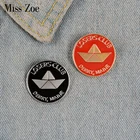 Проигравших клуб лодка эмали штырь пользовательские черный, красный круглый броши для рубашка с лацканами сумка со значком панк Винтаж, ювелирное изделие в подарок для друзей