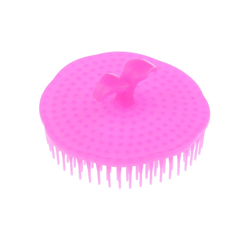 1 шт. силиконовый массажер для головы шампуня бодрящей кожи расческа душа мытья