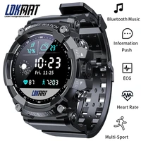 lokmat digital sport smart watch men women bluetooth calling smartwatch heart rate ecg watch for android ios reloj inteligentes