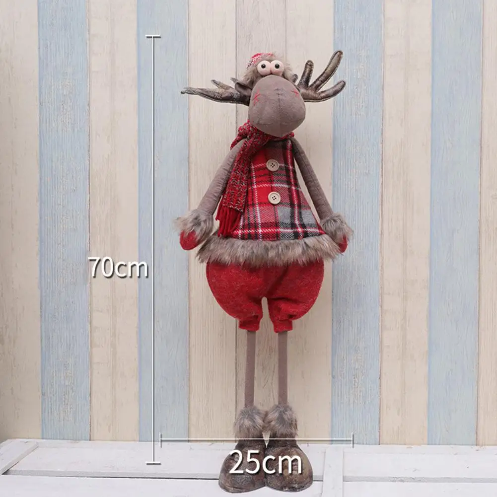 Рождественские куклы рождественские украшения для дома инновационный лось окно
