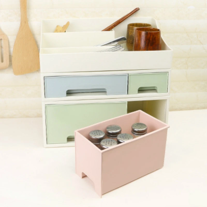 Многофункциональный Комбинируемый ящик для хранения DIY креативный пластиковый