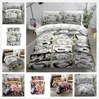 Комплект постельного белья Ahegao, домашний текстиль, чехол с 3D рисунком лица, пододеяльники, одеяло, постельные принадлежности, домашний декор