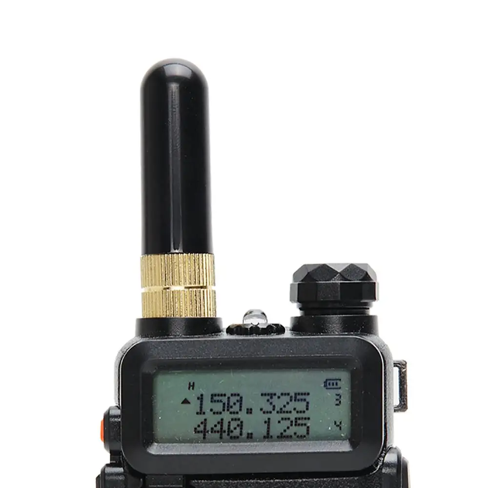 10 шт. ABBREE AR-805S SMA-мини иди и болтай Walkie антенна для рации УКВ Dual Band Kenwood AR-F6 F8 Baofeng UV-5R