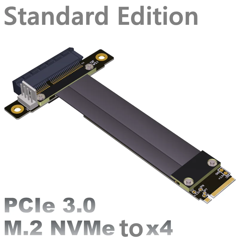 

Удлинительный кабель R42SF/R42SL/R42SR PCIe x4 3,0, PCI Express 4x на M.2 NVMe Key 2280, карта расширения Gen3.0, линия расширения 32G/bps