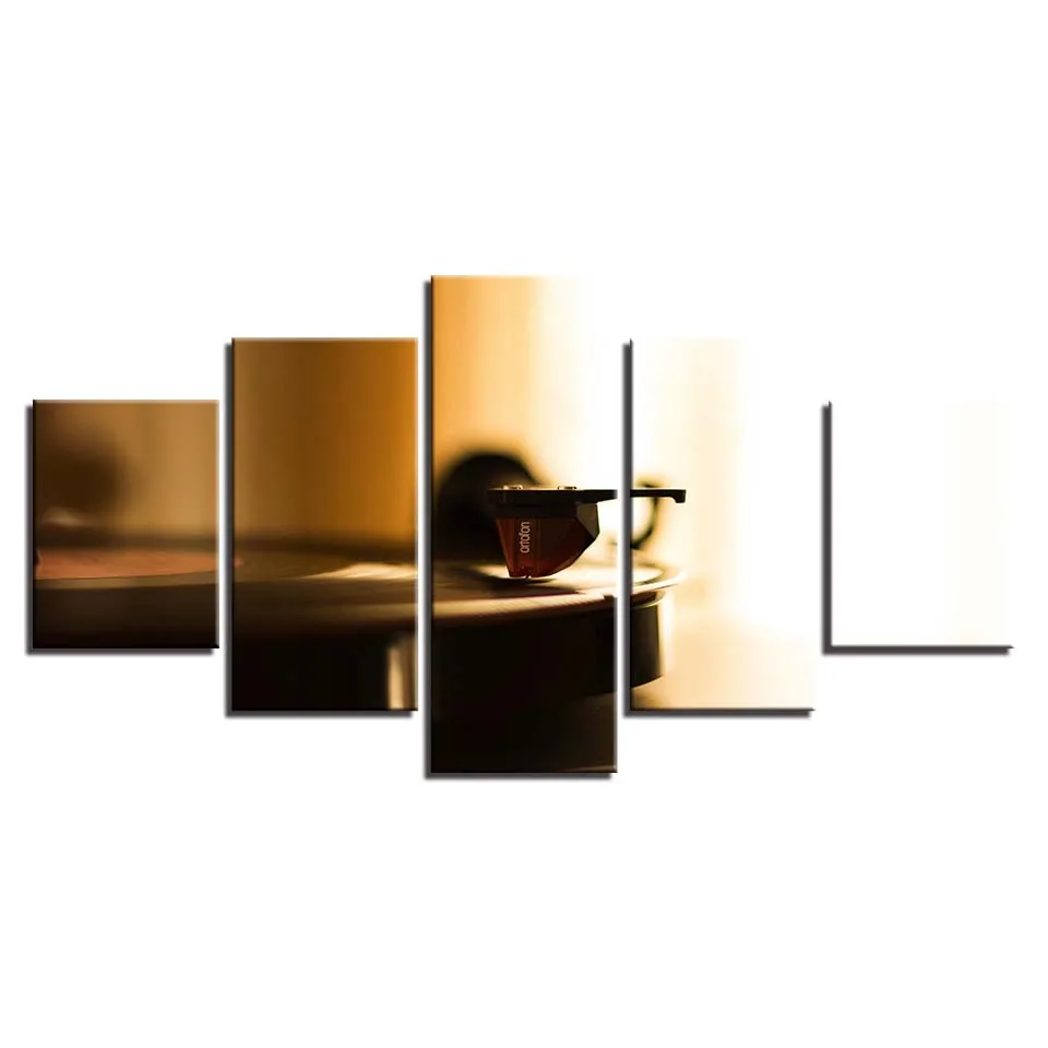 HD печать на холсте стены искусства фотографии домашний декор 5 шт. фонограф