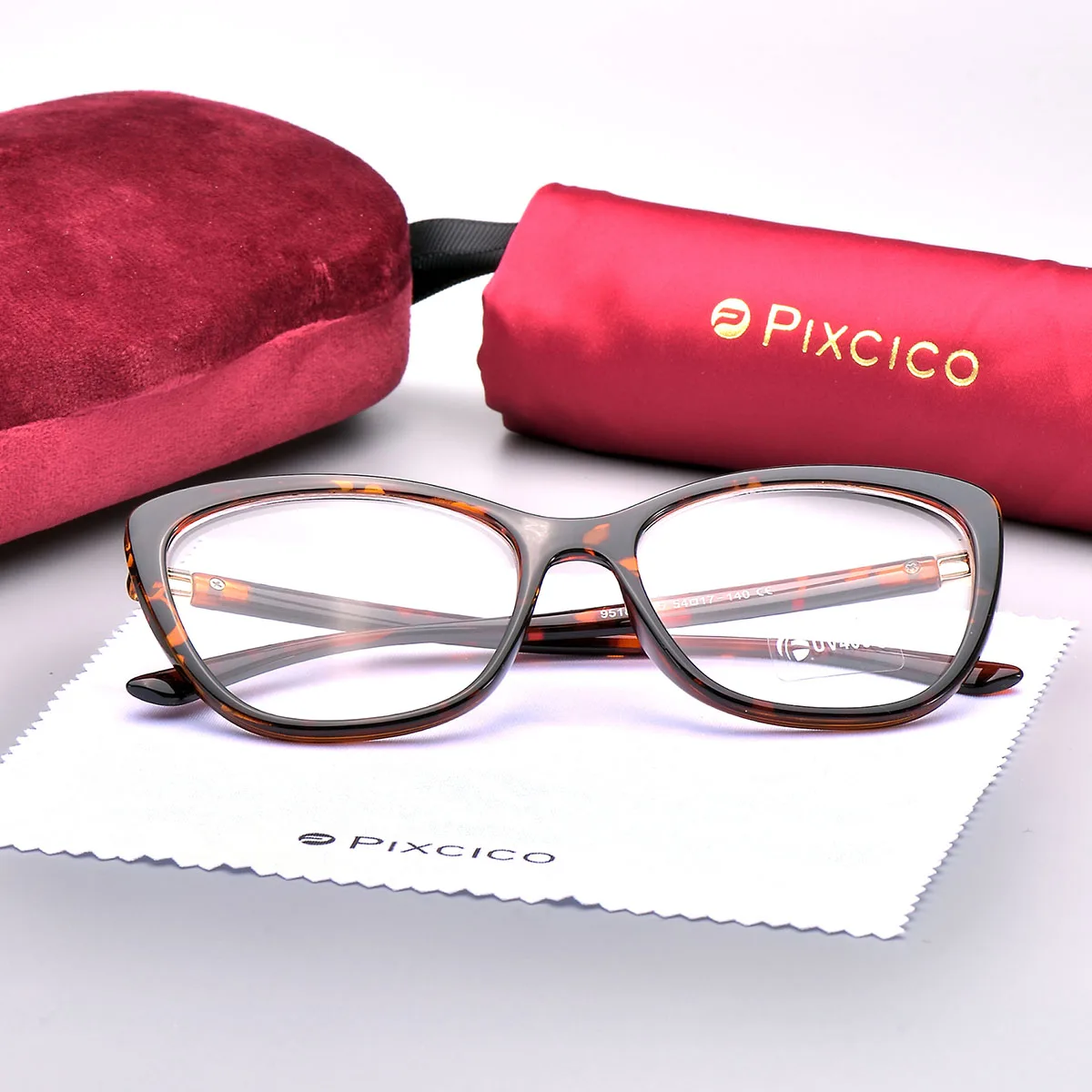 Pixcico B45737 кошачий глаз очки оправа женские роскошные брендовые оптические модные