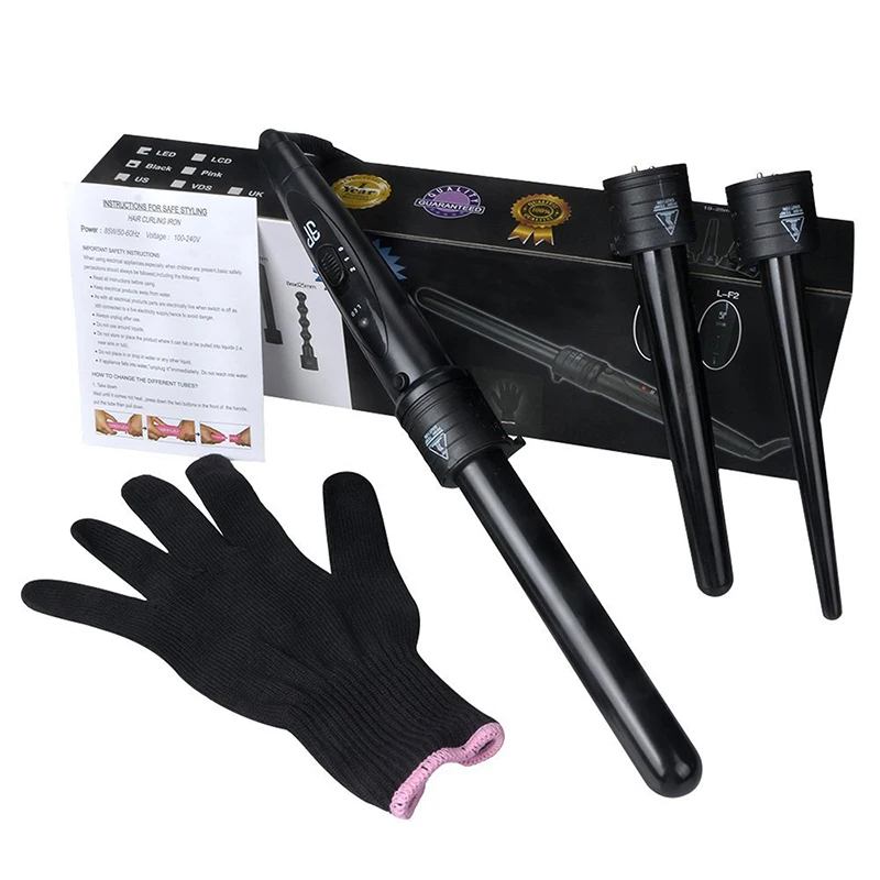 

Professional 5 in 1 Hair Curling Irons Crimp Corrugation 9-32MM Curling Wands For Hair Crimping Curler Roller Styling Tool Salon
