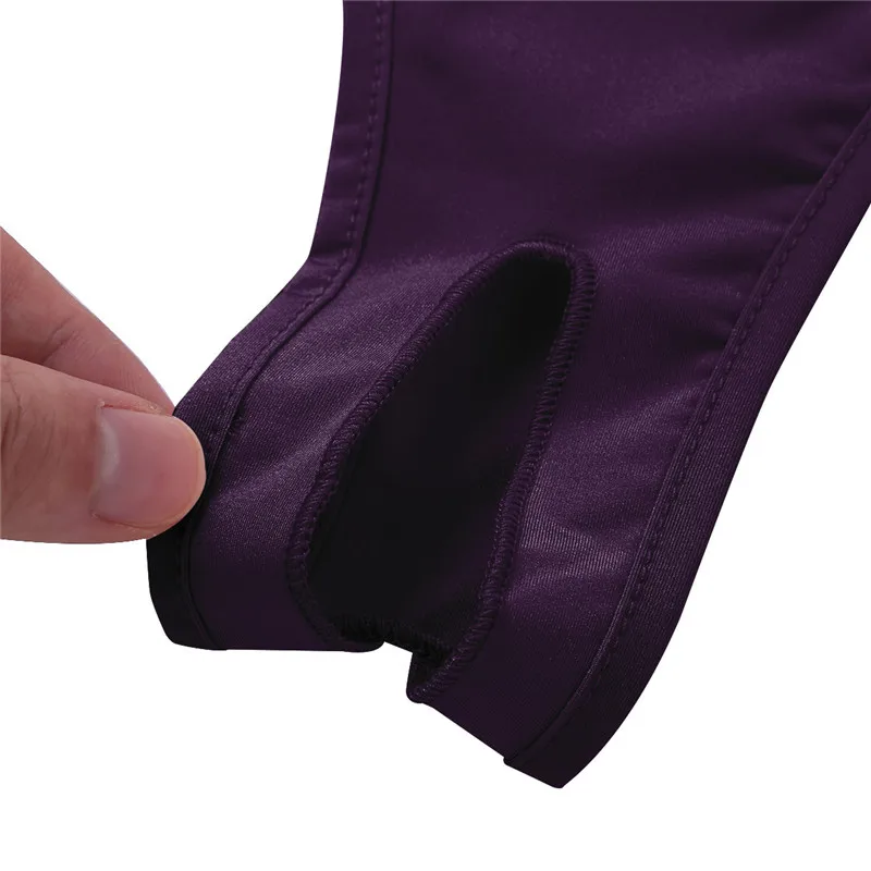 Женское прозрачное пикантное цельное Прозрачное нижнее белье в сетку воротник