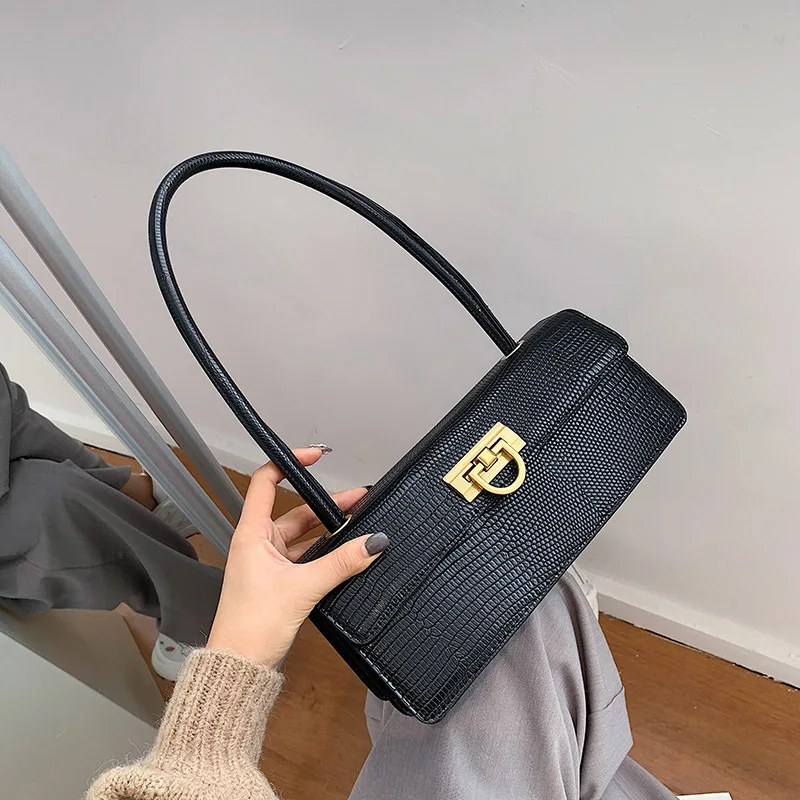 

Роскошная кожаная сумочка, женская сумка через плечо, сумочка-Багет для подмышек, кошельки и сумки для женщин 2021, роскошные дизайнерские