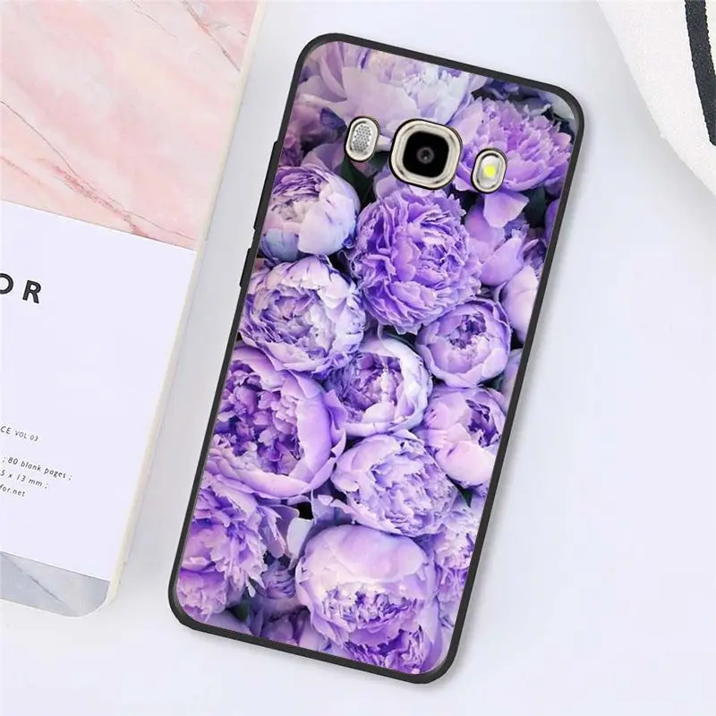 Babaite элегантный розовый фиолетовый пион цветок на вазе чехол для телефона Samsung