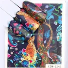 Наклейки для ногтей, лоза, леопард, цветок, водный слайдер сделай сам, маникюрный декор, акварельные аксессуары для дизайна ногтей, наклейки для ногтей