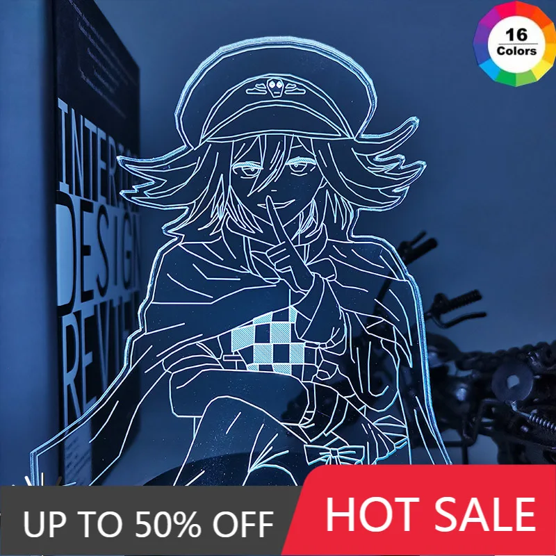 

Светодиодный ночсветильник Danganronpa, лампа Kokichi Oma для украшения дома, детский подарок, акриловая настольная лампа Kokichi Oma