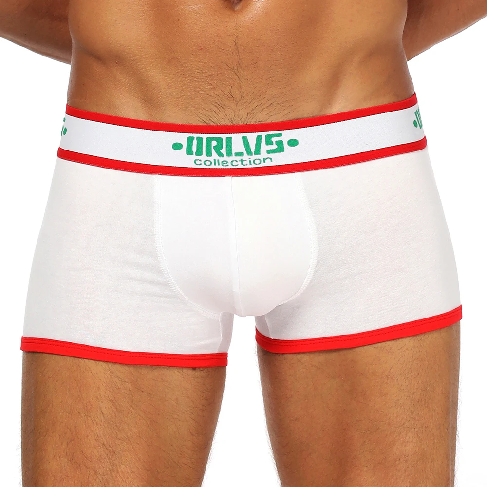 Сексуальное нижнее белье мужские боксеры шорты чистый хлопок трусы для геев