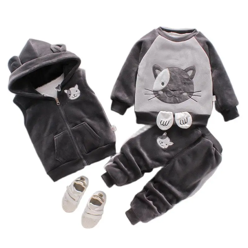 Детские Рождественские комплекты одежды осенне-зимний свитер для мальчиков