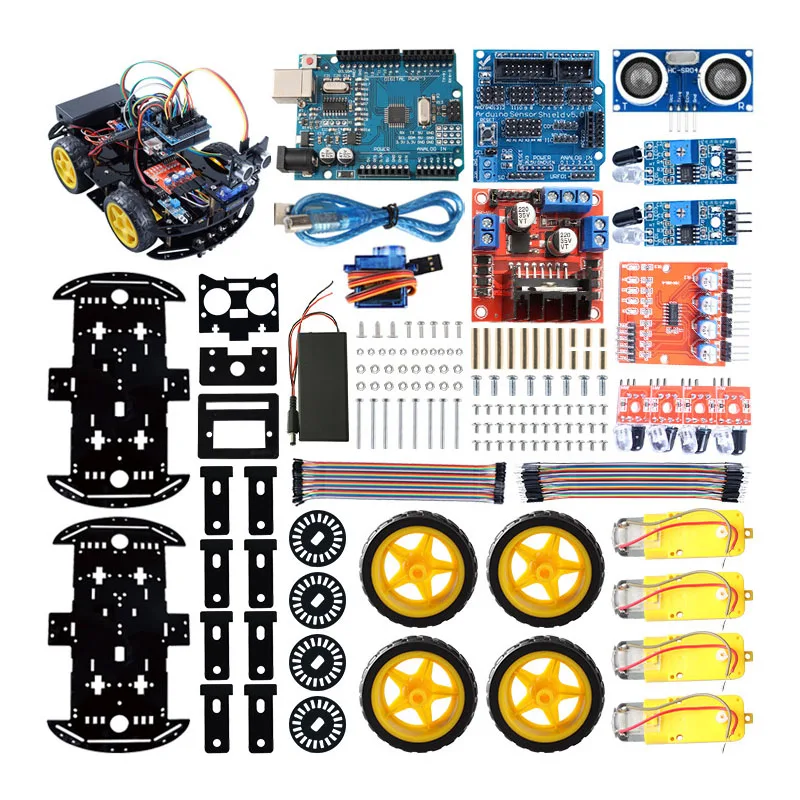 Diy Electronic Kit Robot Vector Construction Set Education Artist Children Reality Toys Programmable Arduno Experience | Игрушки и хобби