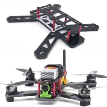 QAV250 колесная база 250 мм из стекловолокна FPV гоночный Дрон рама комплект Квадрокоптер мини рамка с распределительной доской светодиодный