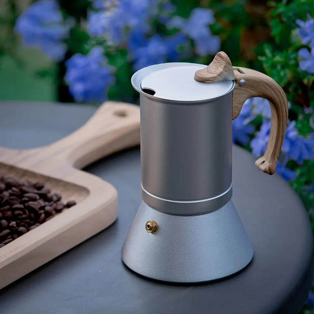 Coffee Maker Aluminum Mocha Espresso Percolator Pot Moka Induction Cooker Heating | Дом и сад
